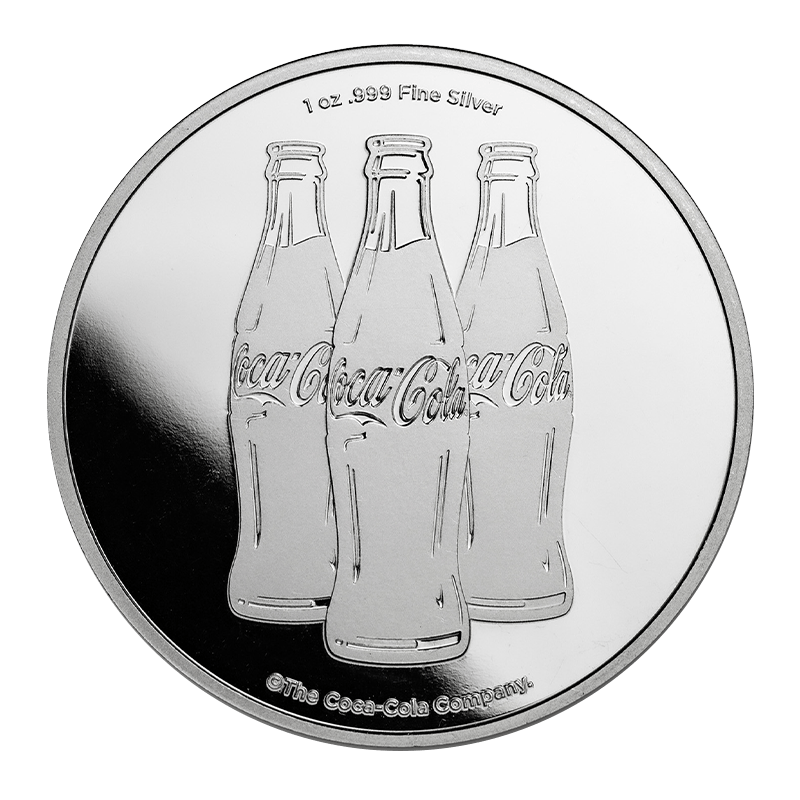 Image pour Rond en argent pur Coca-ColaMD de 1 oz à partir de Métaux précieux TD